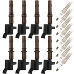 Set of 8 Ignition Coil Spark Plugs for Ford Expedition F-150 F-250