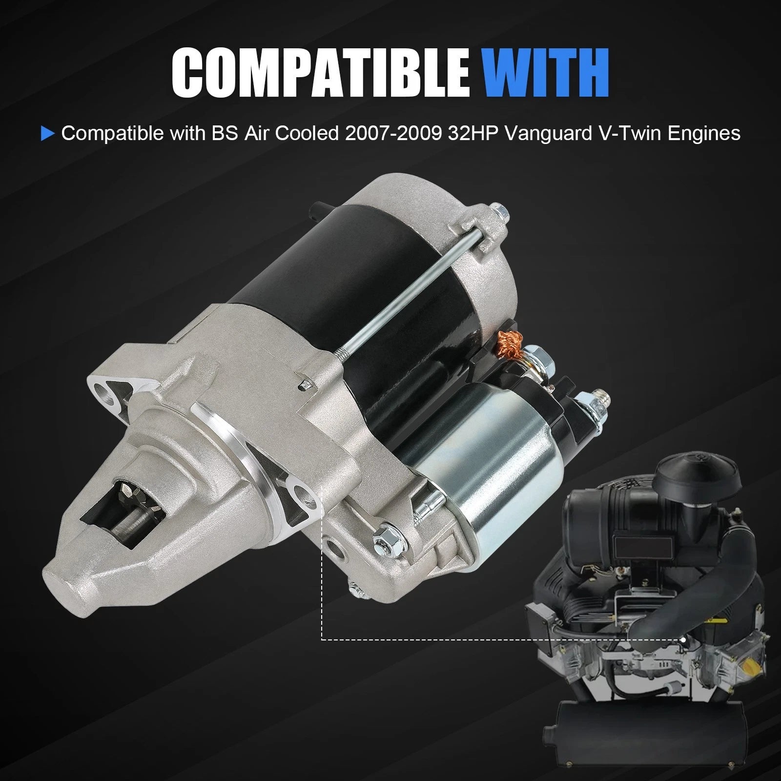 Starter Motor for BS Vanguard V-Twin (1960-1970)