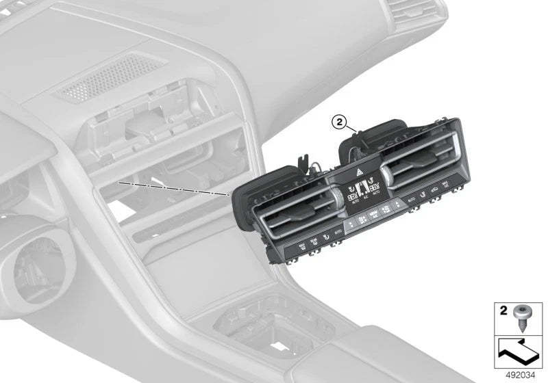 Genuine OEM Automatic Air Conditioning Control for BMW G14 G15 G16 (2018–2023)