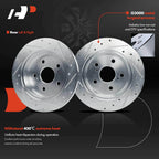 Rear Brake Rotors & Ceramic Pads for Toyota Camry (2018–2022)