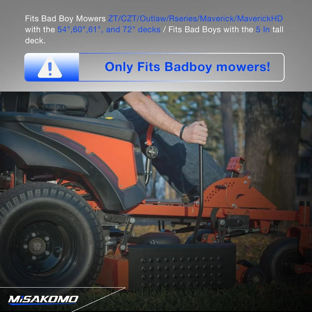 Mower Chute Blocker System for Bad Boy 54" 60" 61" 72"