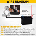 Car Battery Disconnect Switch for Universal Applications (Remote Control)