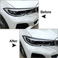 Carbon Fiber Headlight Eyebrow Eyelid Covers for BMW 3 Series (2019-2021)