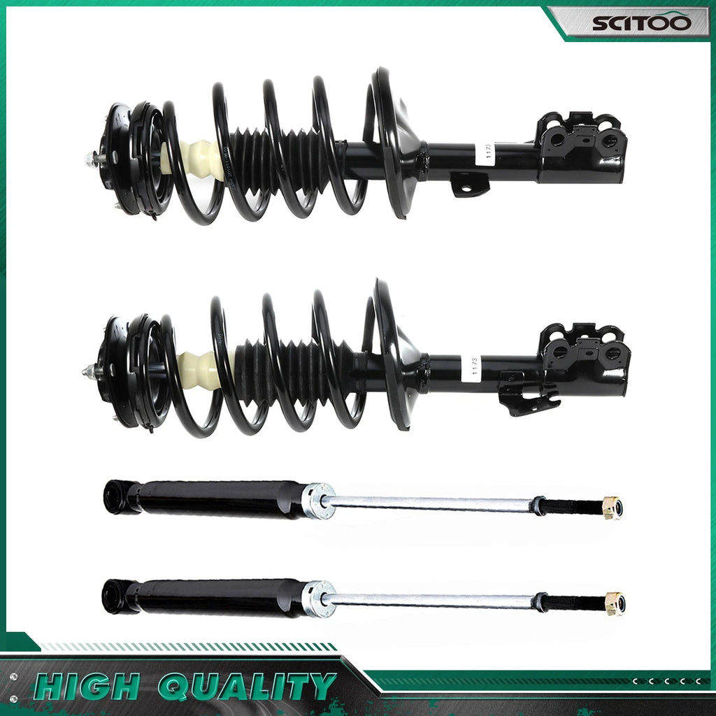 Set of 4 Front Strut Coil & Rear Shock for Toyota Sienna (2004–2006)