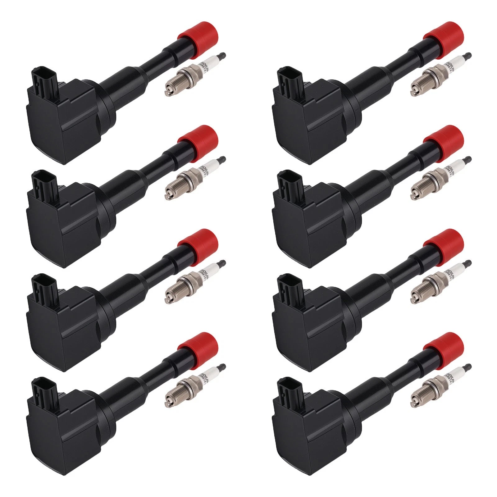 8pcs Ignition Coils & Spark Plugs for Honda Civic 1.3L L4 (2003–2005) UF-374