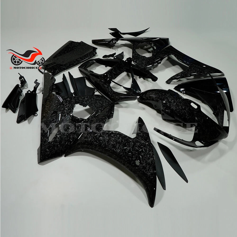 Forged Carbon Fiber Style Fairing Kit for Yamaha YZF R6 R6S (2003–2009)