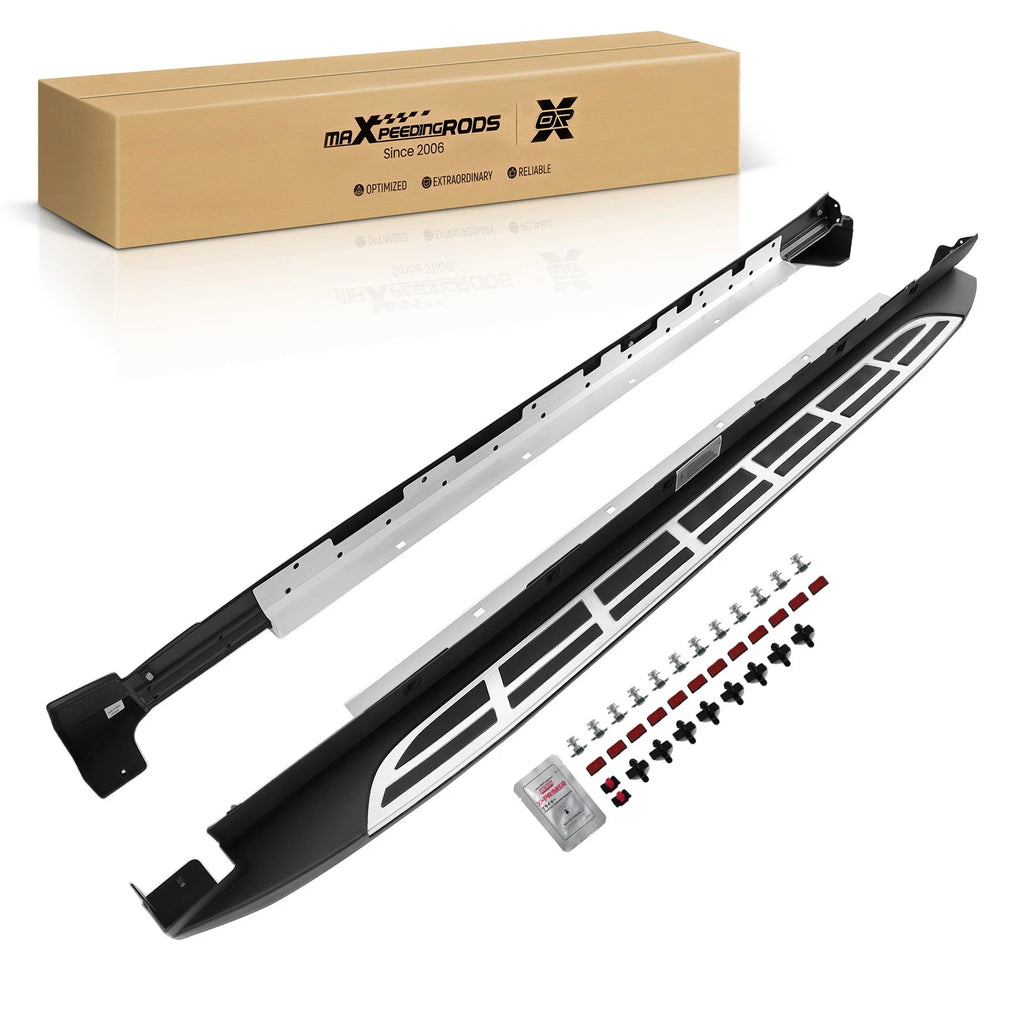 Running Board Side Steps for Kia Telluride (2019–2024) Black Aluminum Pair