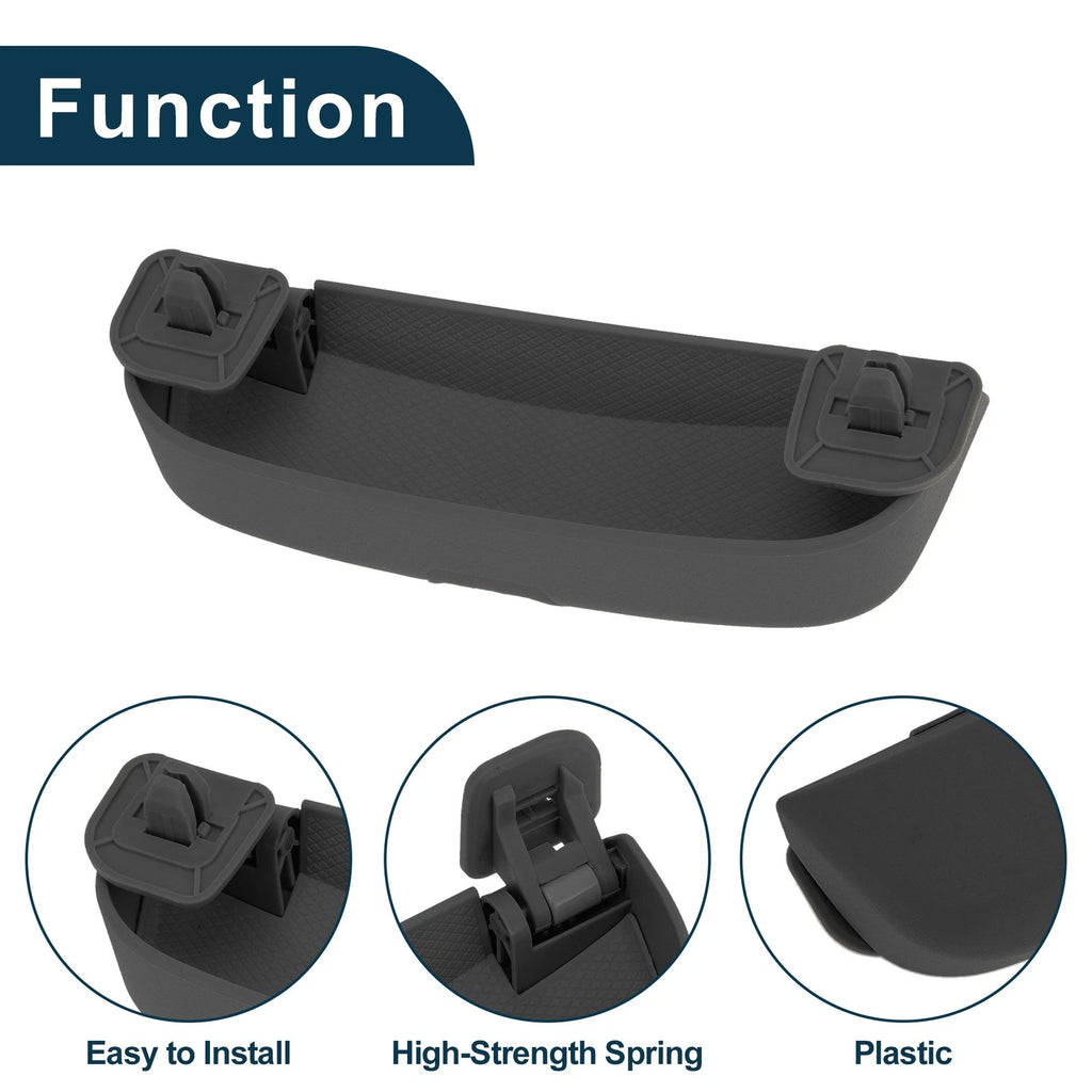 Sunglasses Case for Audi A3 (2013–2024) Eyeglasses Holder Storage Box Black