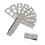 Jewelry Measuring Tool - Compact & Foldable, Stainless Steel