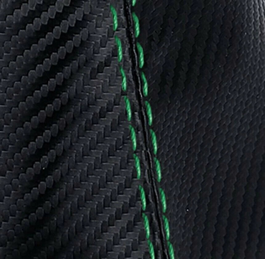 Manual Shift Boot for Chevrolet Camaro (1982–1992) Carbon Fiber Green Stitch