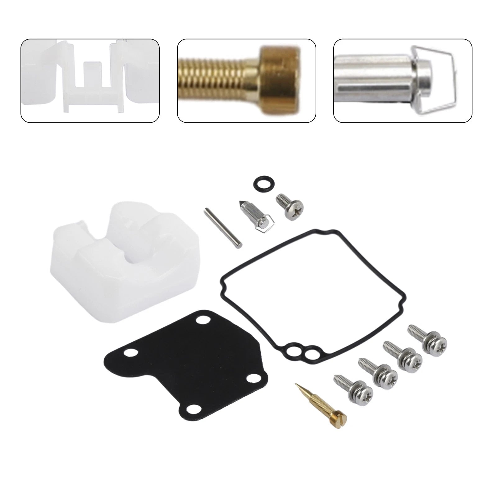 Carburetor Rebuild Kit for Yamaha 9.9HP 13.5HP 15HP (1990–2023) 63V-W0093
