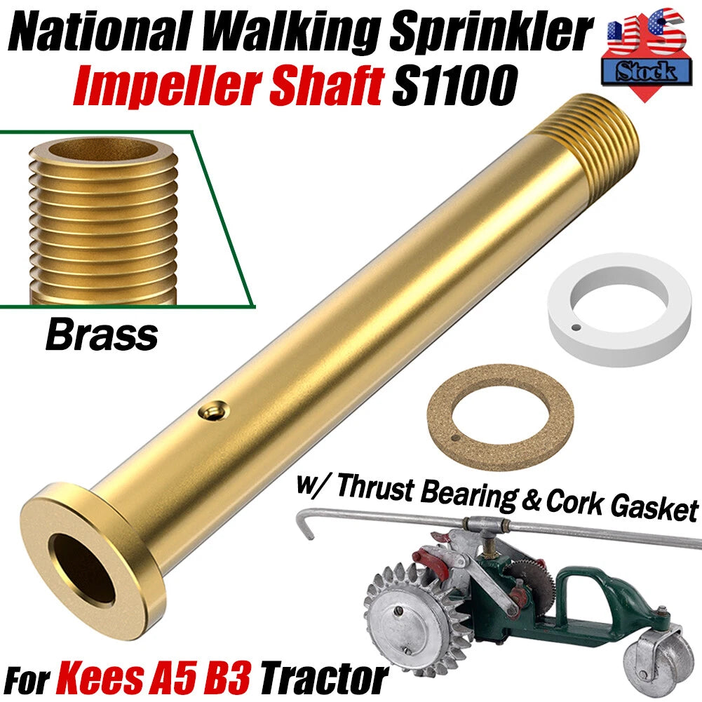 Impeller Shaft S1100 w/ Bearing & Gasket for Kees A5 B3 (Year Not Specified)