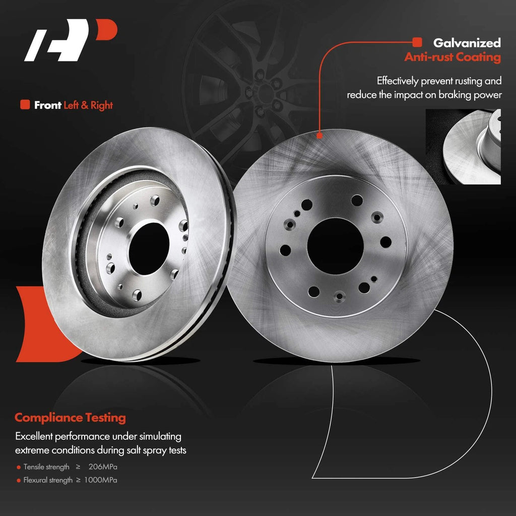 Disc Brake Rotor & Ceramic Pad Set for Chevy Silverado 1500