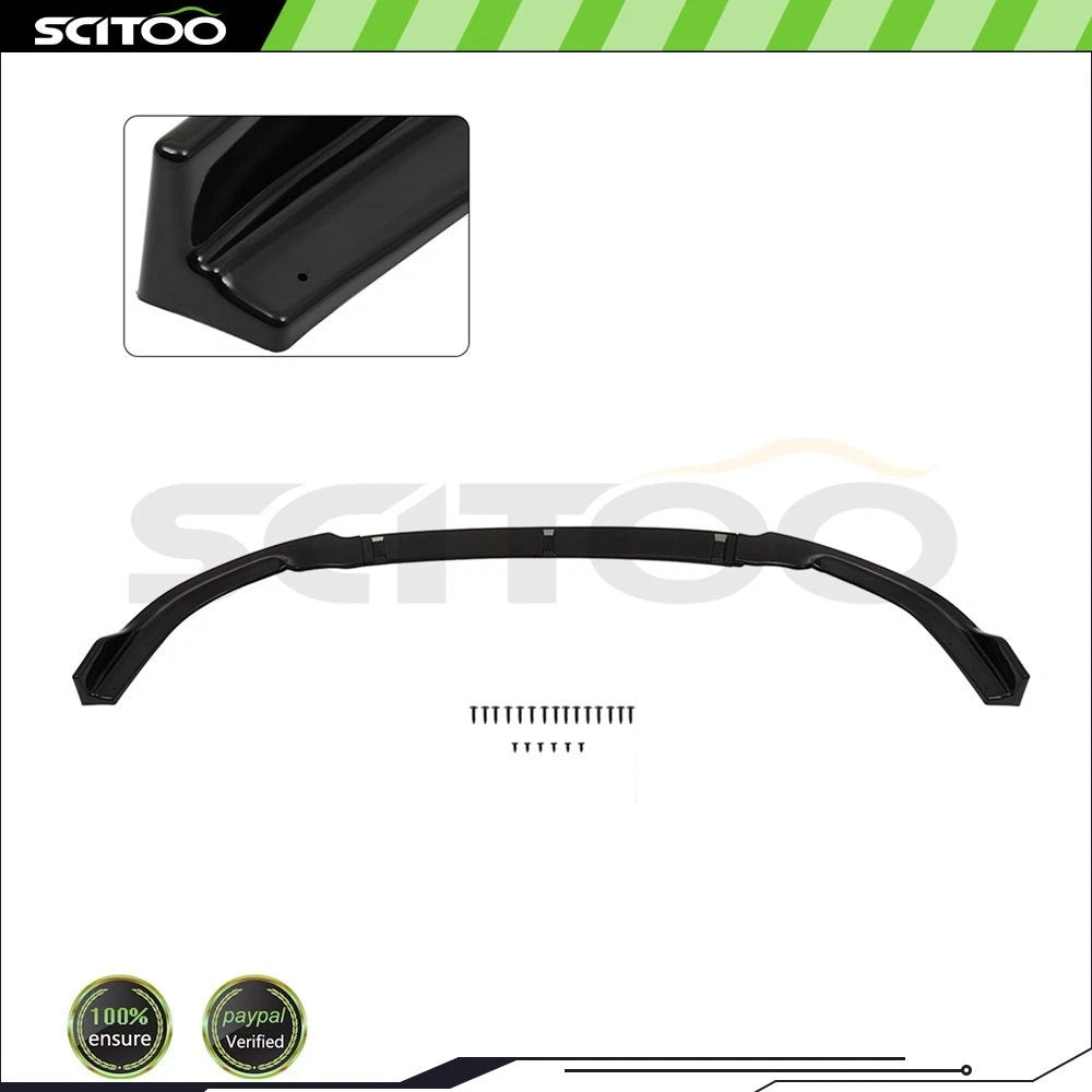 3Pc Front Bumper Lip Spoiler Splitter Protector for Honda Civic 2006–2011