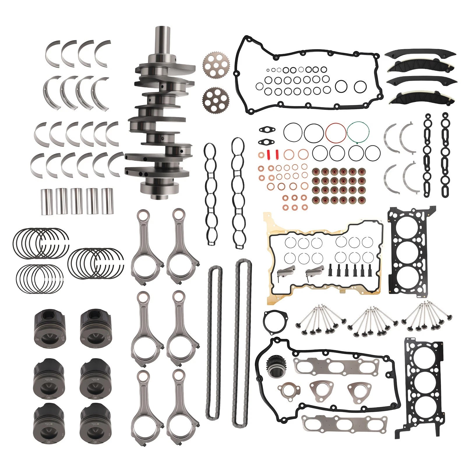 Engine Rebuild Kit w/ Crankshaft for Jeep Grand Cherokee Chrysler 300 (2005–2010)