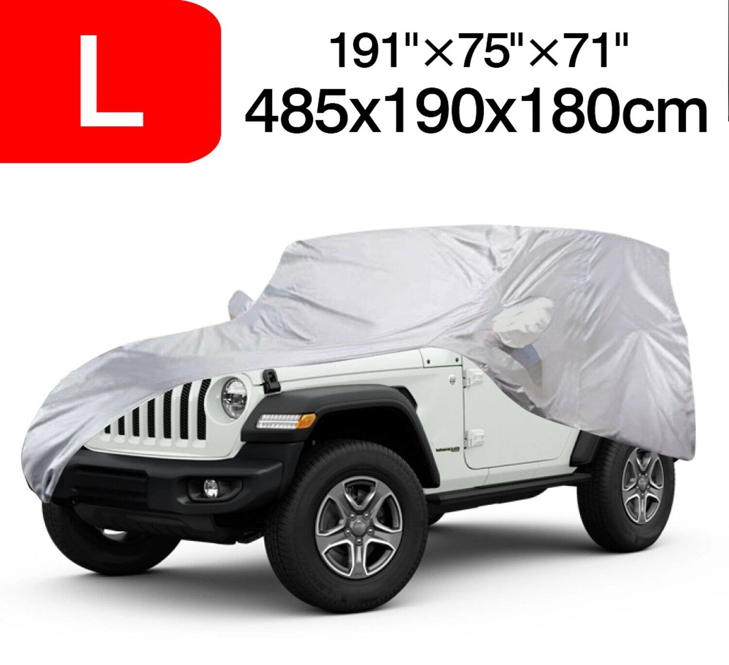 Full SUV Car Cover for Ford Escape (2013–2023) Waterproof UV Snow Dust Resistant