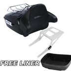 Backrest Rack for Harley Fatboy FLSTF (2008–2016) Black