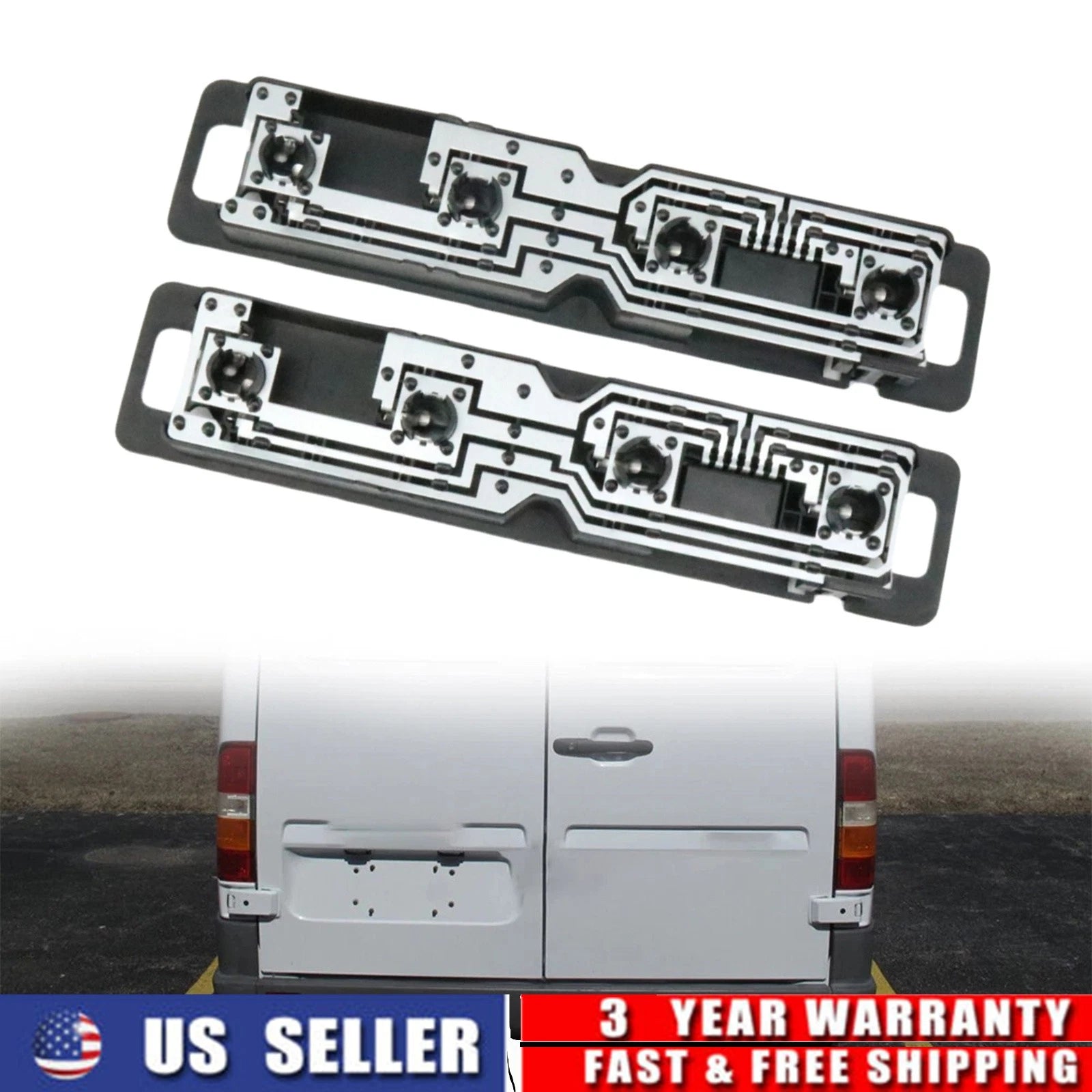 2X Rear Taillight Circuit Board (LH+RH) for Freightliner Sprinter (2000–2006)