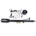 32" Black Stainless Steel Tilt Steering Column