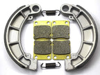 Rear Brake Shoes for Yamaha Wolverine 350 YFM350 (2006–2009)