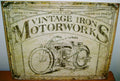 Vintage Replica Tin Metal Sign for Indian Motorcycle (1902)