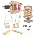 Dual 7" Brake Booster Master Cylinder Kit for Bel Air Impala Biscayne (1959–1964)