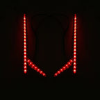 Rear Vertical LED Light Lens Strips for Honda Goldwing GL1800 (2012–2017) F6B (2013–2017)