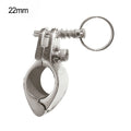Bimini Top Clamp with Hinged Jaw for 22mm or 25mm Rod (Stainless Steel 316)