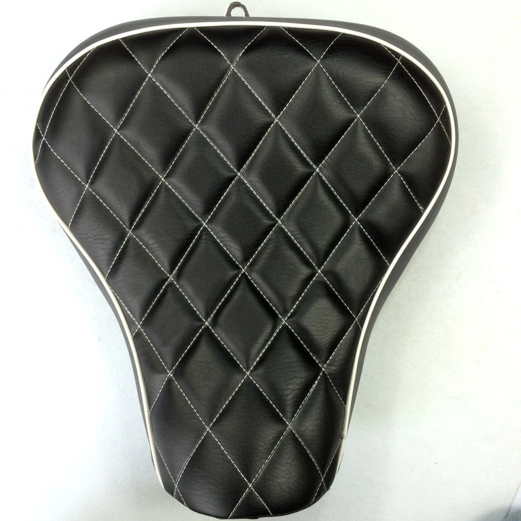 Front Solo Driver Diamond Stitch Seat for Harley XL 1200S (2005–2013)