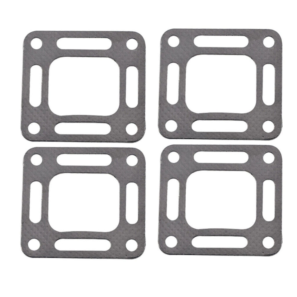 Set of 4 Manifold Riser Elbow Gaskets for Mercruiser 4.3 5.0 5.7 454 502