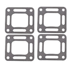 Set of 4 Manifold Riser Elbow Gaskets for Mercruiser 4.3 5.0 5.7 454 502