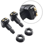 2pc Adjustable Windshield Washer Nozzle Spray Jet Kit for Universal Vehicles