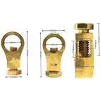 Pure Copper Battery Terminal Clamps for Automotive and Marine
