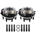 Set of 2 Front Wheel Bearings and Hubs for Ford F-350 Super Duty (2017–2022)