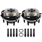Set of 2 Front Wheel Bearings and Hubs for Ford F-350 Super Duty (2017–2022)