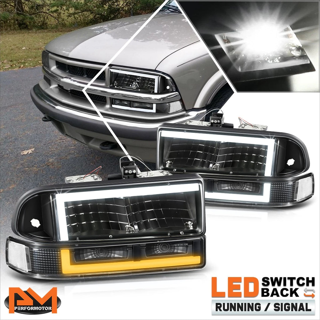 LED DRL Turn Signal Headlight for Tahoe/Suburban (2007–2014)