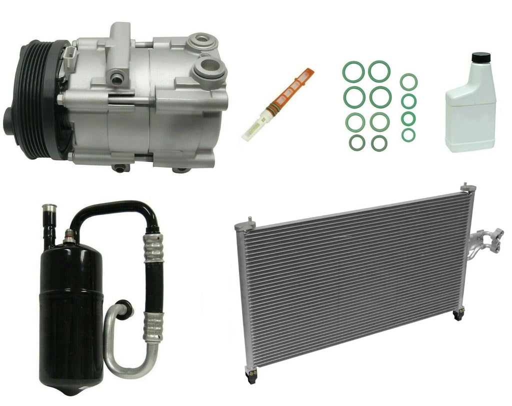AC Compressor Kit with Condenser for Toyota HiAce (2005–2017)