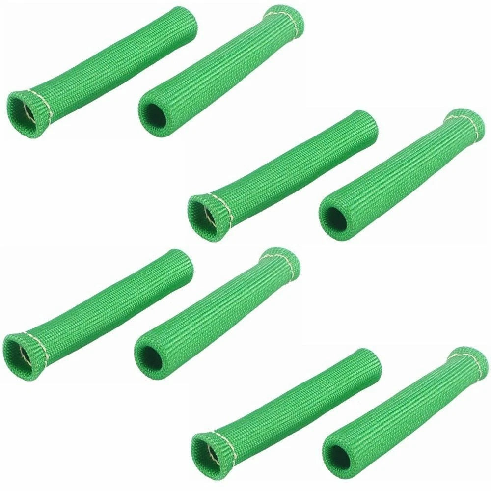 Set of 8 Spark Plug Ignition Wire Heat Boot Protector Sleeves for Make Model