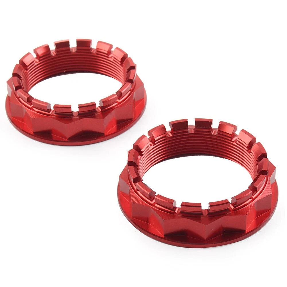 2X Rear Wheel Axle Nut for Ducati V4 1098 1198 1199 1299 Diavel (2017–2023) Red