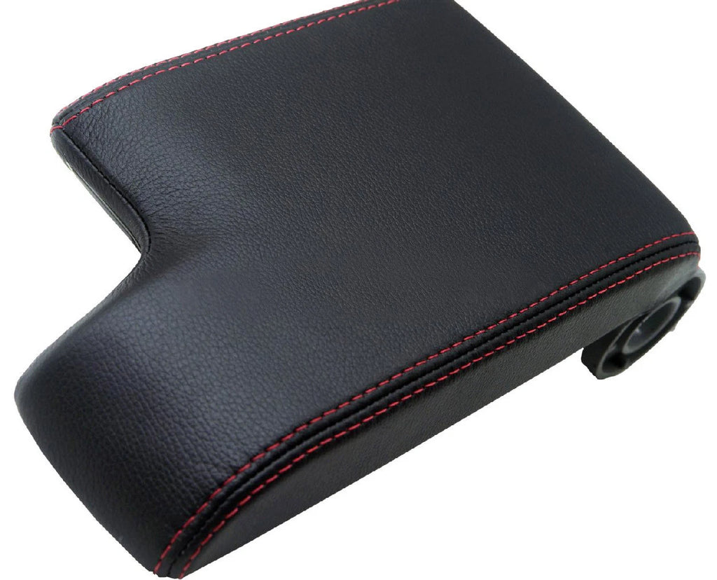 Center Console Armrest Cover for BMW E46 (1999–2004) Red Stitch