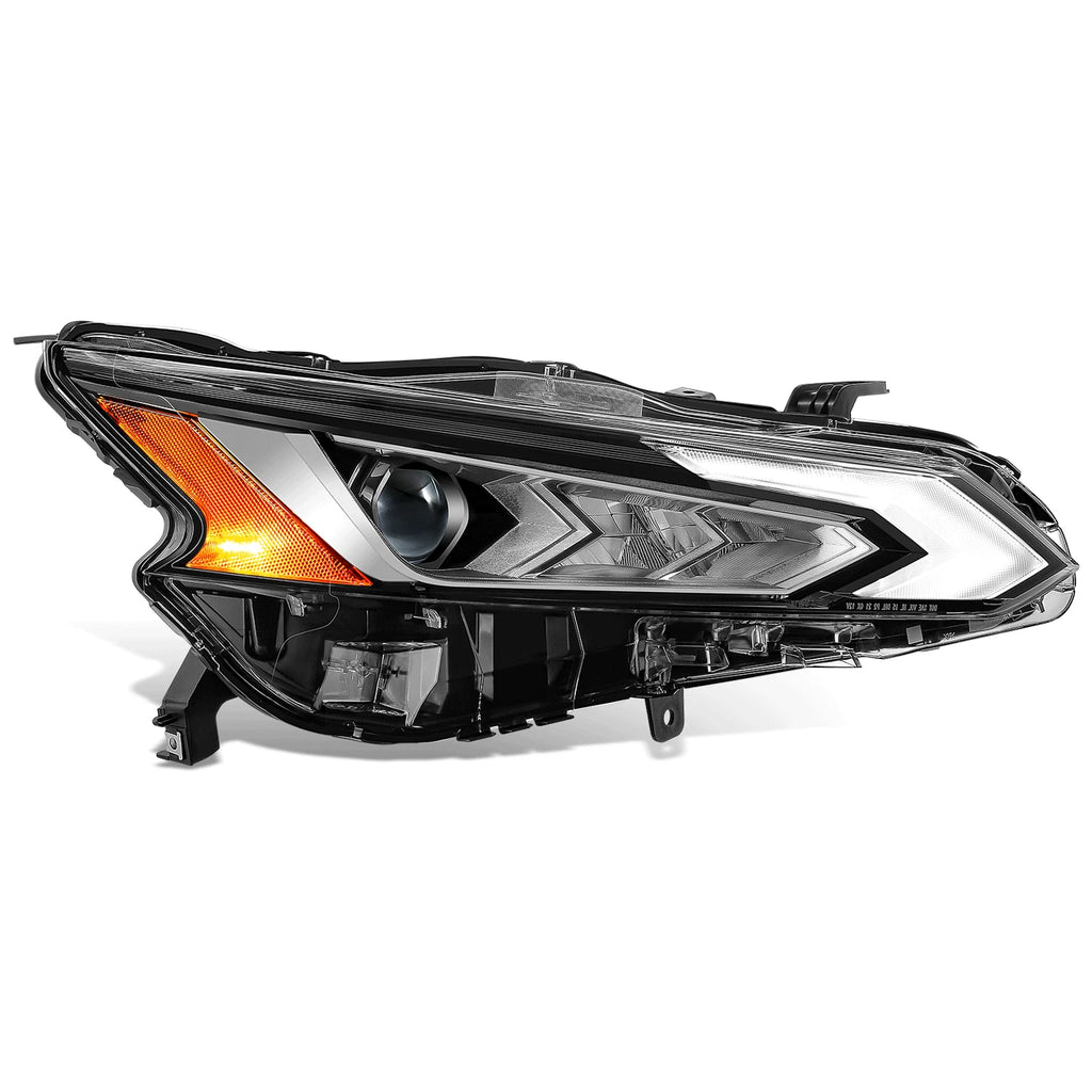 Right Side Chrome Amber LED Projector Headlight for Nissan Altima (2019–2022)