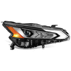 Right Side Chrome Amber LED Projector Headlight for Nissan Altima (2019–2022)