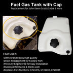 GY21876 Gas Fuel Tank for John Deere D100 D105 D110 D120 D130 D140 D150 D160 (2010–2020)