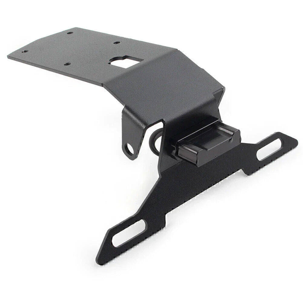 Black Steel License Plate Holder for KAWASAKI Ninja H2 SX (2019-2021)