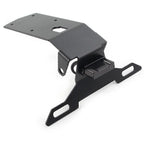 Black Steel License Plate Holder for KAWASAKI Ninja H2 SX (2019-2021)