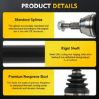 Front Passenger CV Axle Shaft Assembly for Ford Focus (2016–2018)