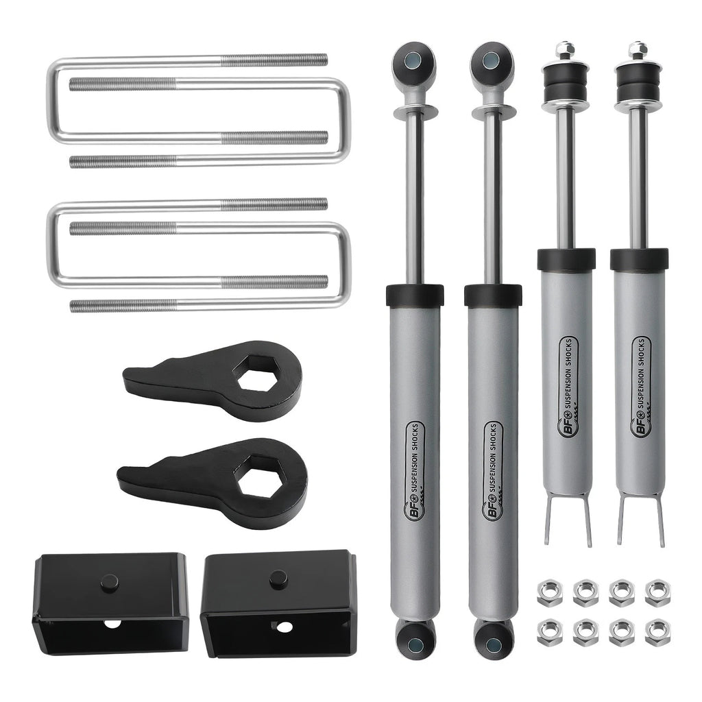 Adjustable 1"-3" Leveling Lift Kit for Chevy Silverado GMC Sierra 1500 (1999–2006)