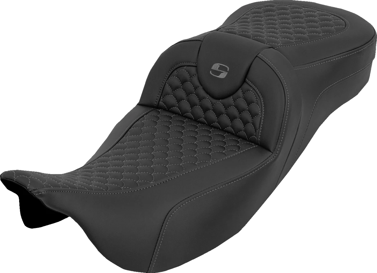 SADDLEMEN Extended Reach RoadSofa Seat for Motorcycle (w/o Backrest)