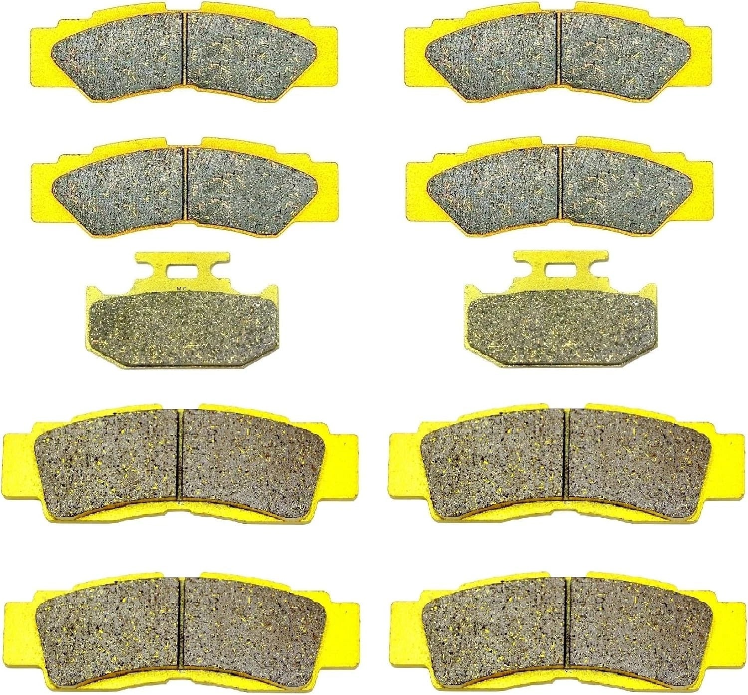 Set of 4 MC Front Rear Parking Brake Pads for Yamaha YXZ1000R (2016–2026)