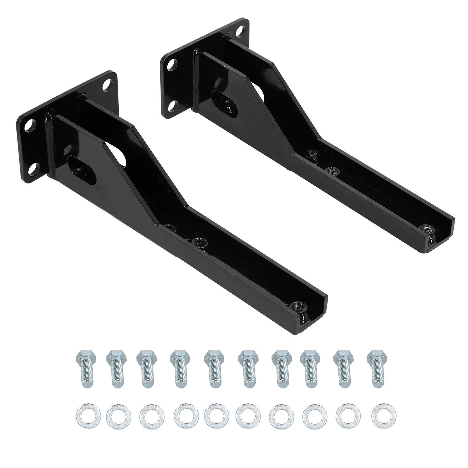 Set of 2 Heavy Duty Rear Bumper Brackets for Jeep Cherokee XJ (1986–2001)